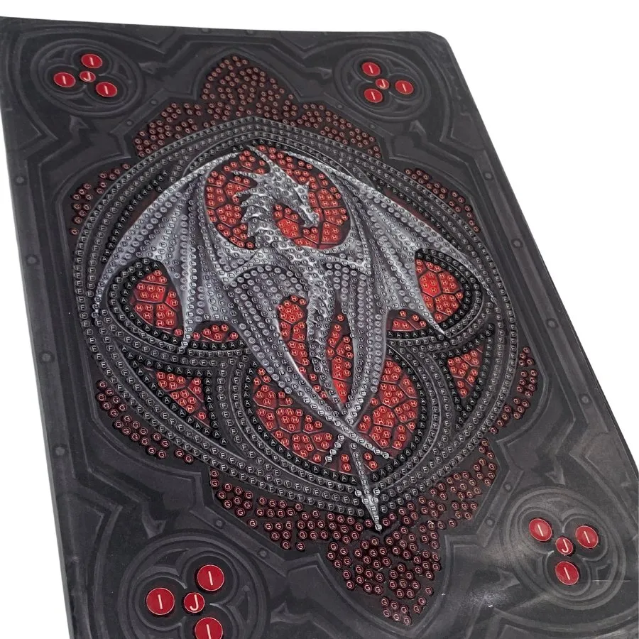 "Valour Alter Drake" by Anne Stokes Crystal Art Notebook