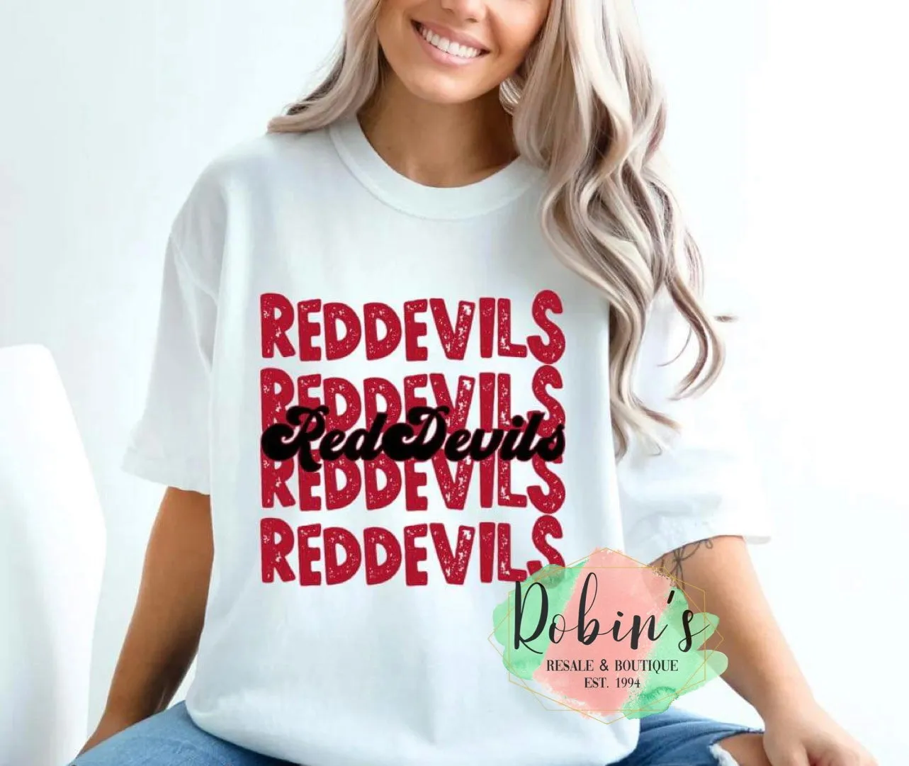 Red Devils Tee,Sweatshirt or Hoodie Preorder