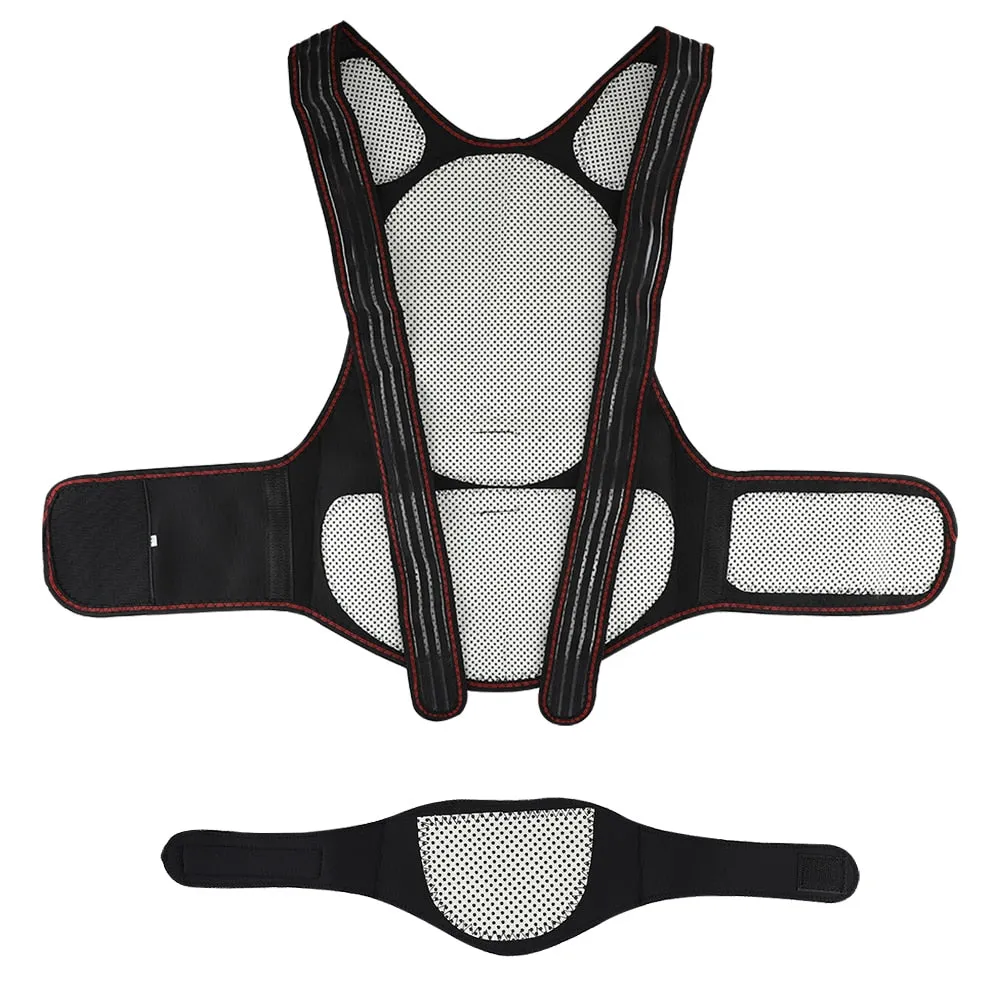 Self-heating Magnetic Support Belt Shoulder/ Back /Neck Massager