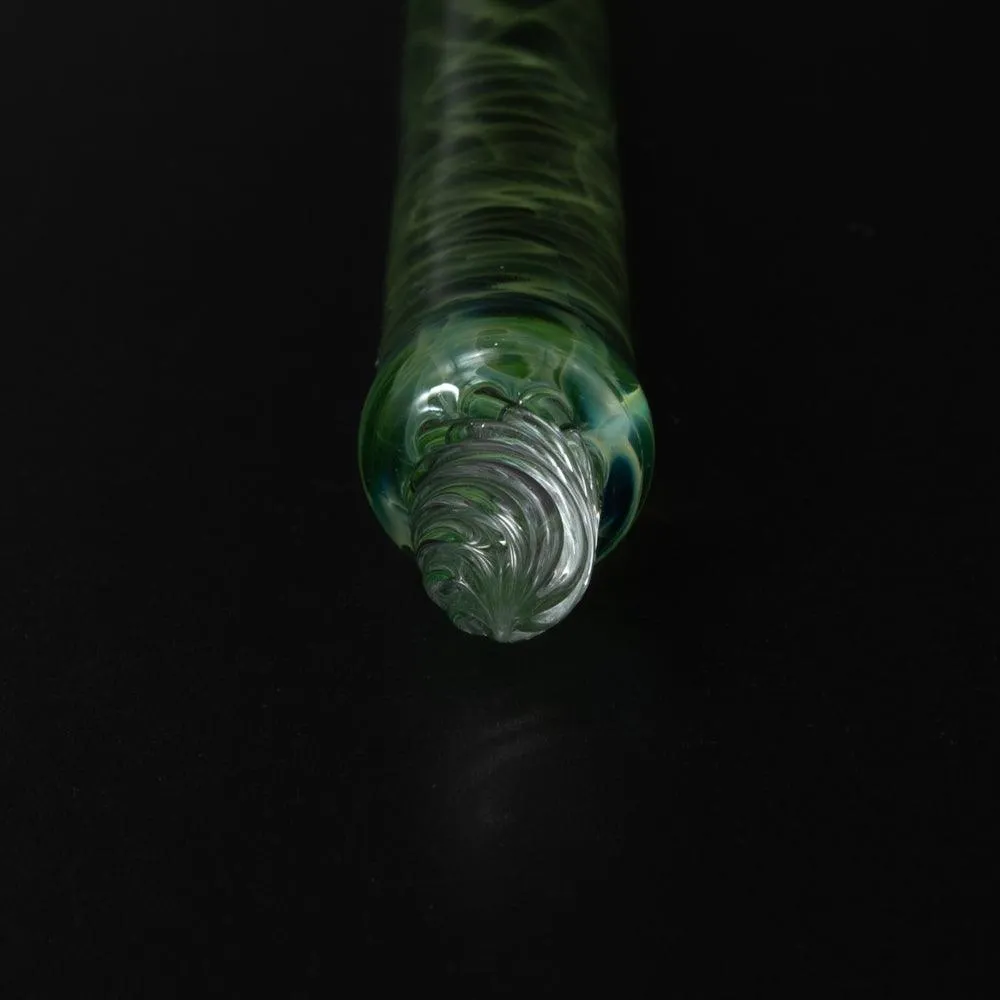 Smoke in Verdure Glass Dip Pen