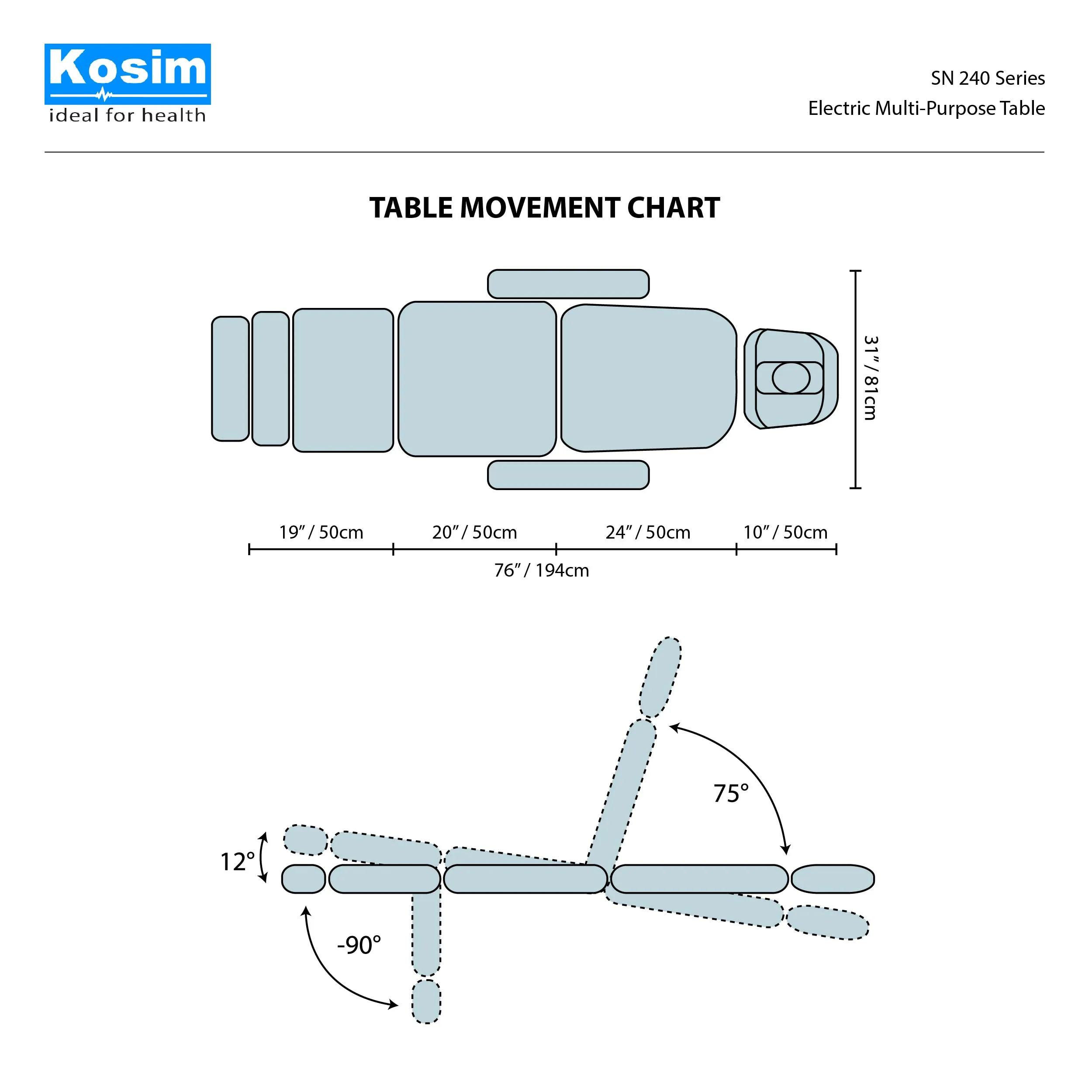 SN 240 Series Electric Multi-Purpose Table