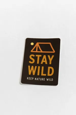 Stay Wild Vinyl Sticker