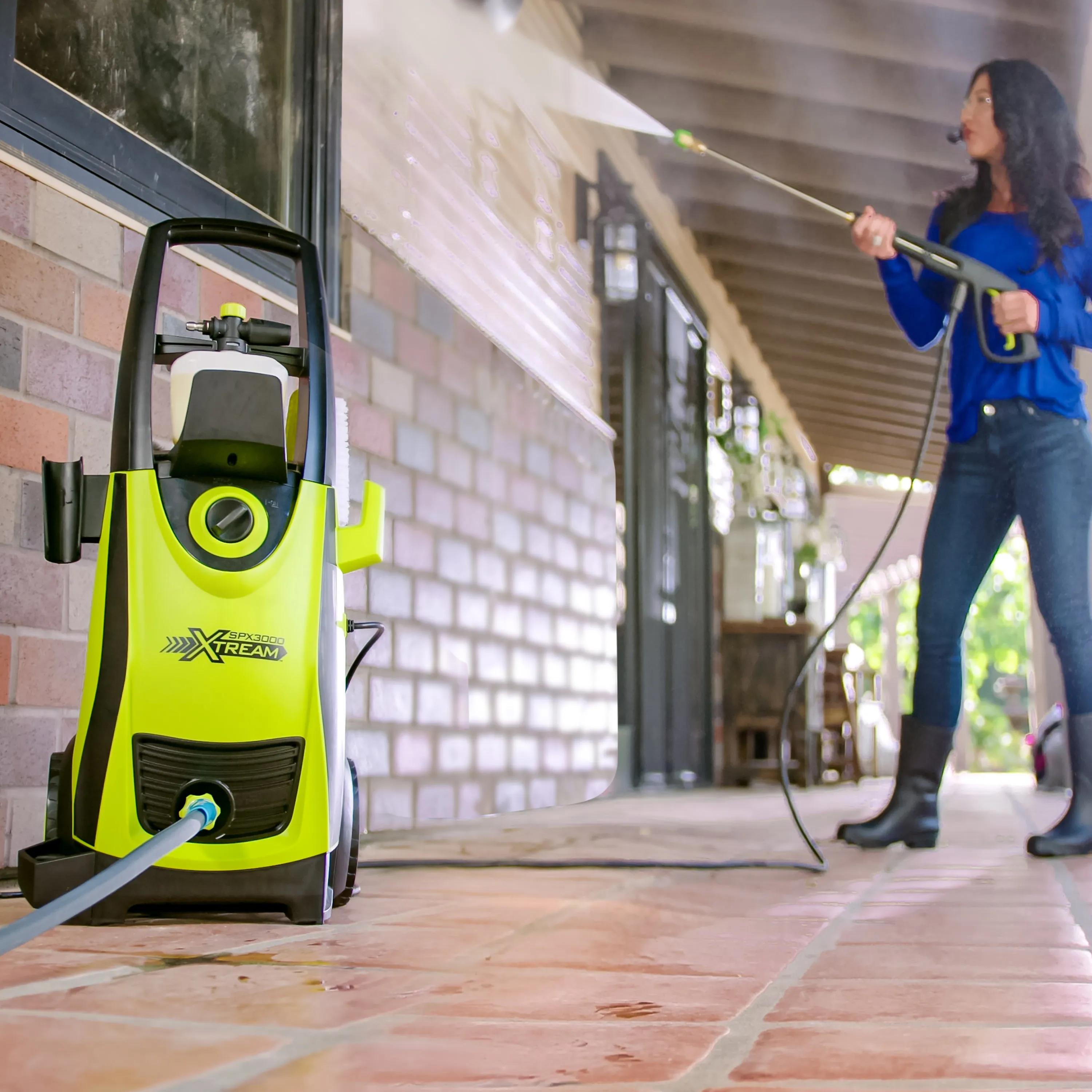 Sun Joe SPX3000®-XT1-BV3 XTREAM Clean Electric Pressure Washer | 13-Amp | Best Value Accessory Bundle | XTREAM Triple Action Power