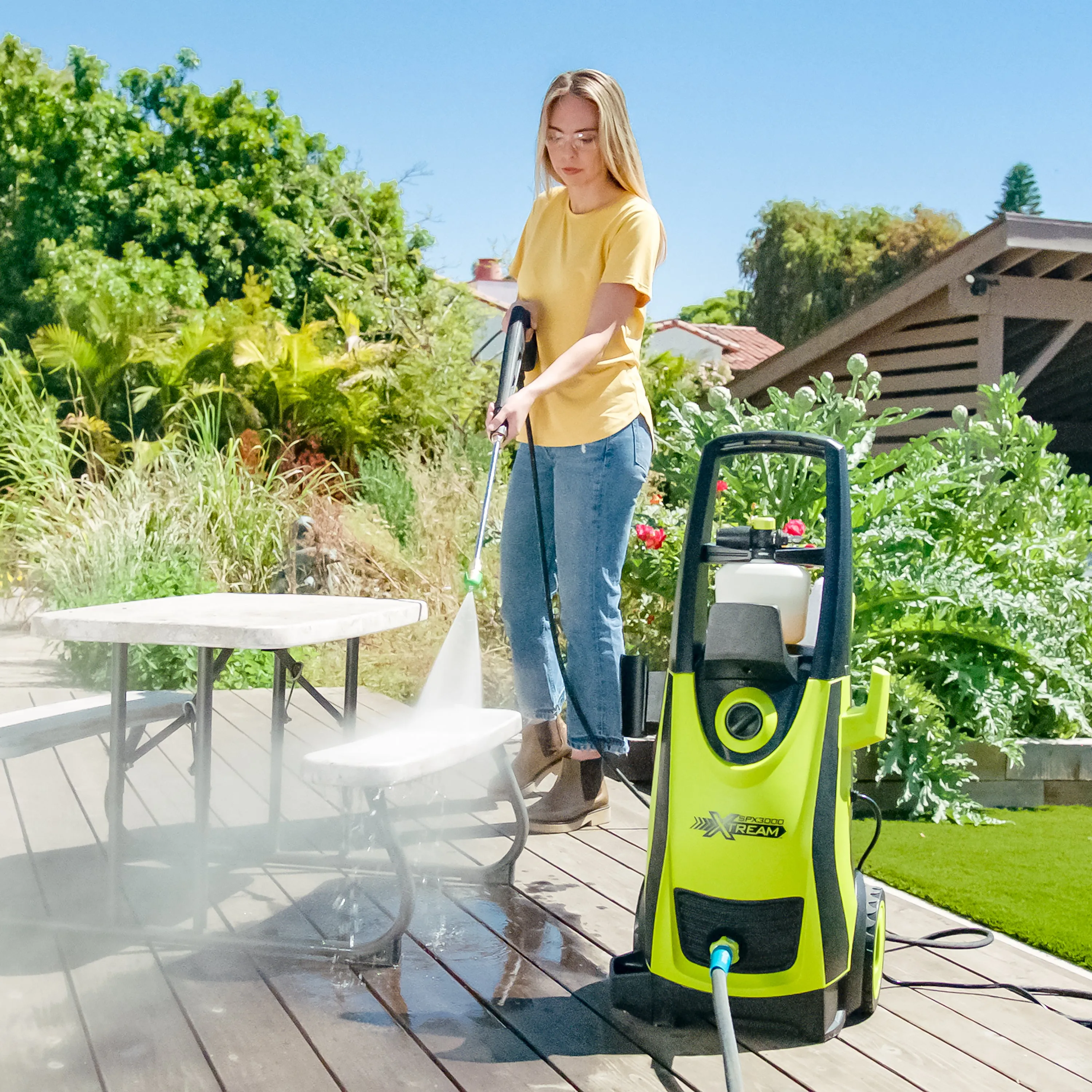 Sun Joe SPX3000®-XT1-BV3 XTREAM Clean Electric Pressure Washer | 13-Amp | Best Value Accessory Bundle | XTREAM Triple Action Power