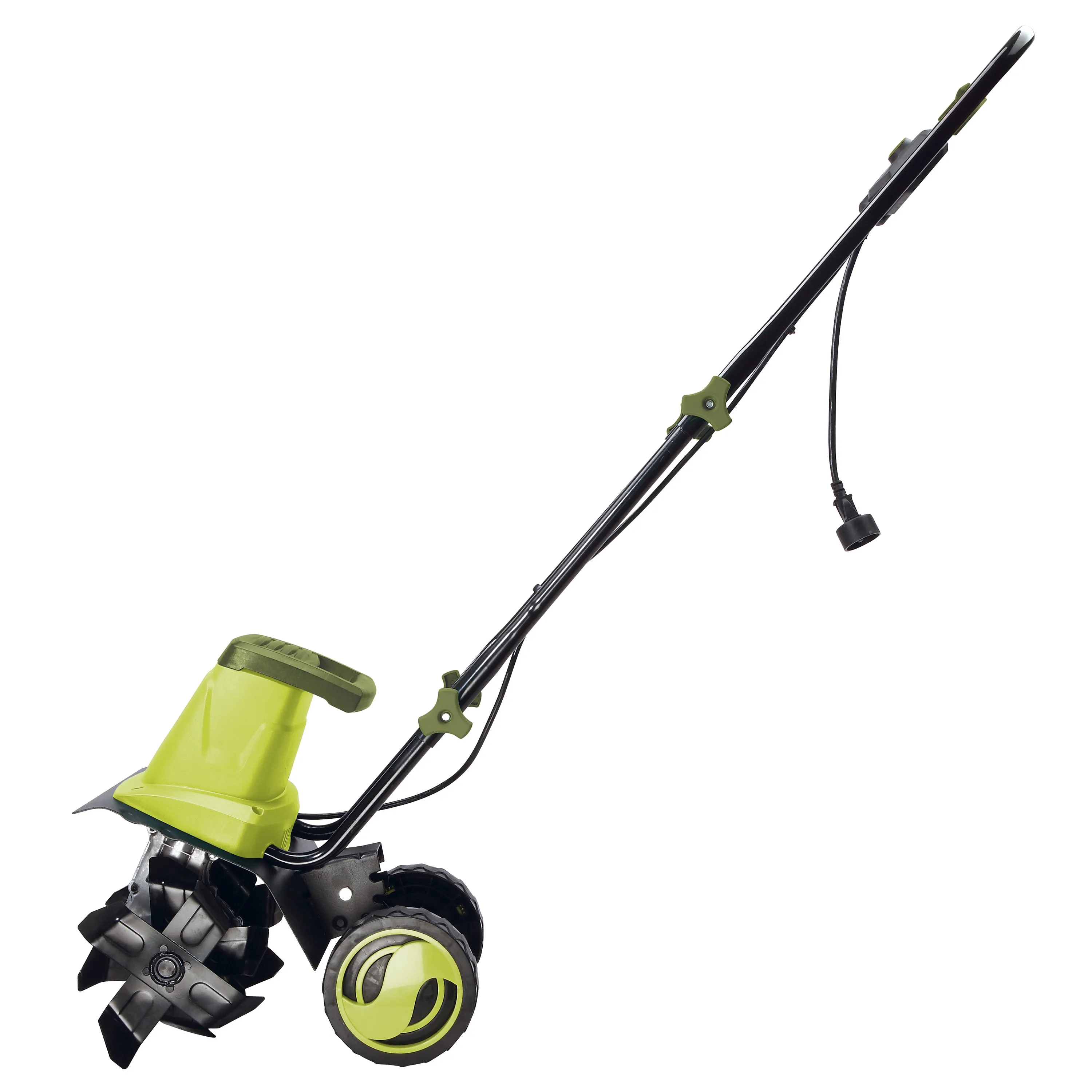 Sun Joe TJ602E Electric Garden Tiller   Cultivator | 12-inch | 8-Amp | 3-Position Height Adjustment