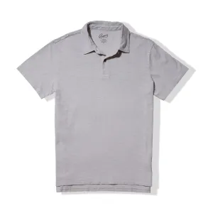 Glacier Gray Sunwashed Polo Shirt with 2 Buttons