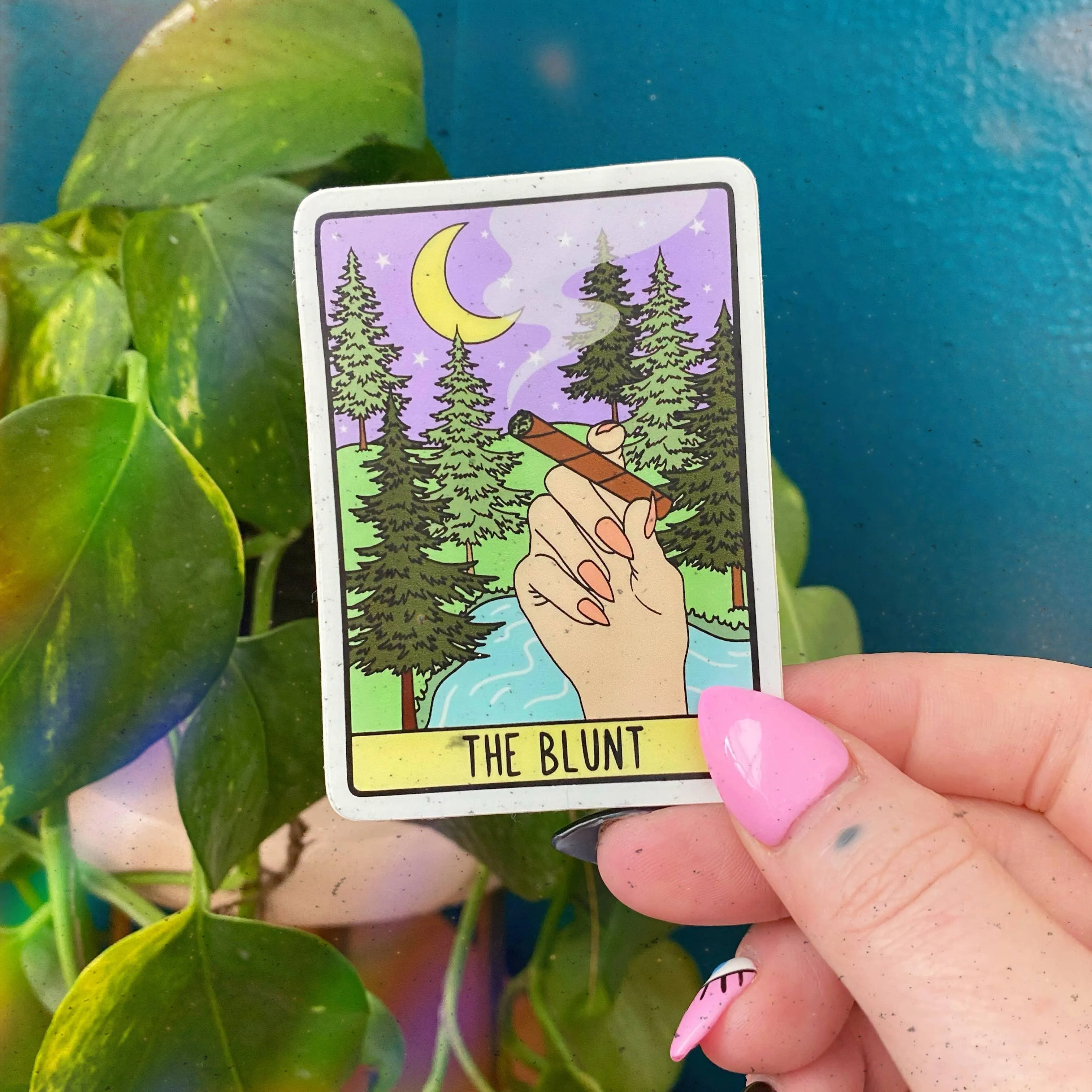 Tarot The Blunt Sticker