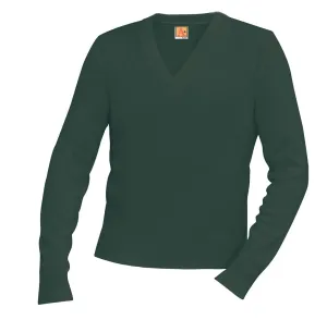 V-Neck Pullover - Sacred Heart High - Green