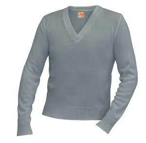 V-Neck Pullover - St Barnabas - Gray