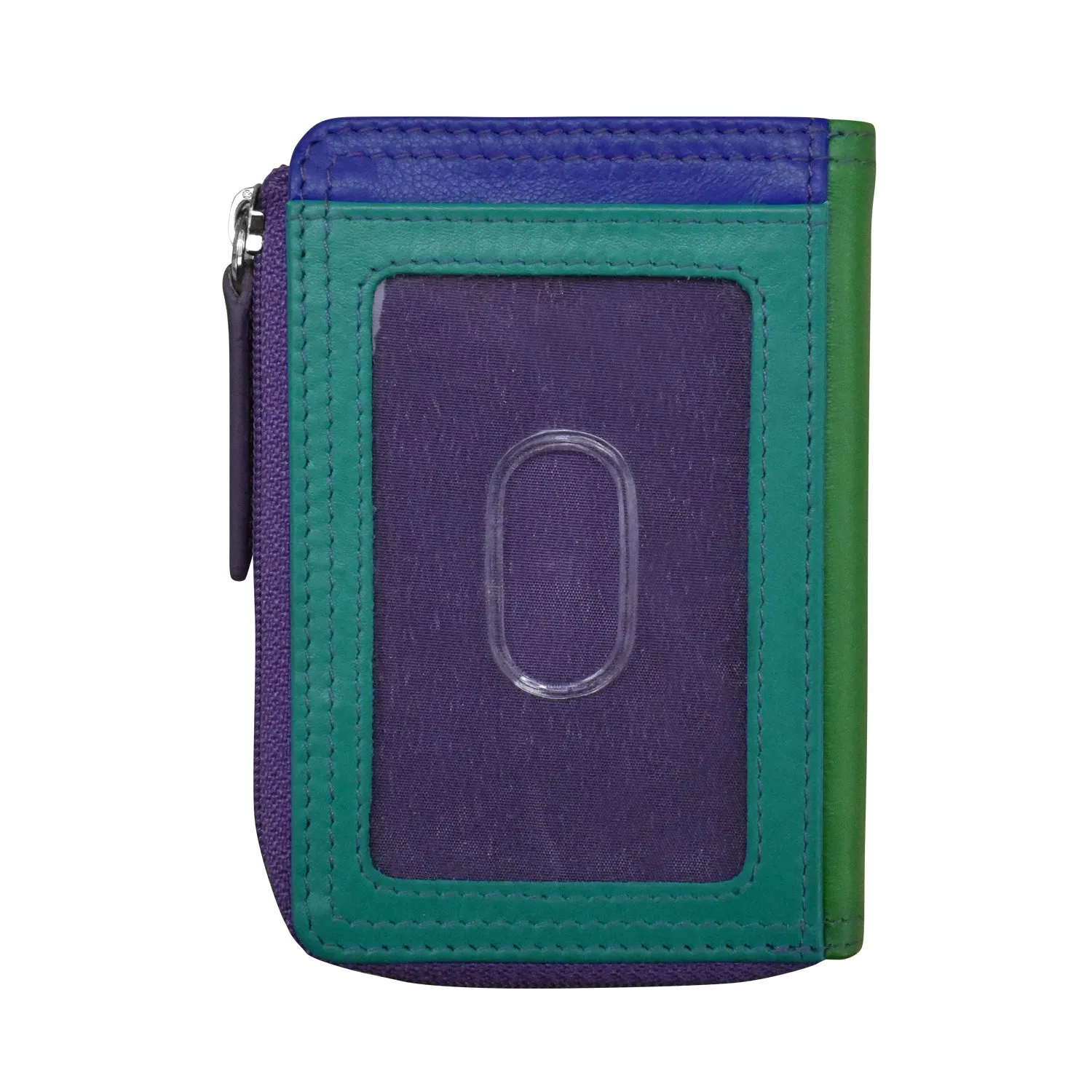 Vertical Zip Card Wallet