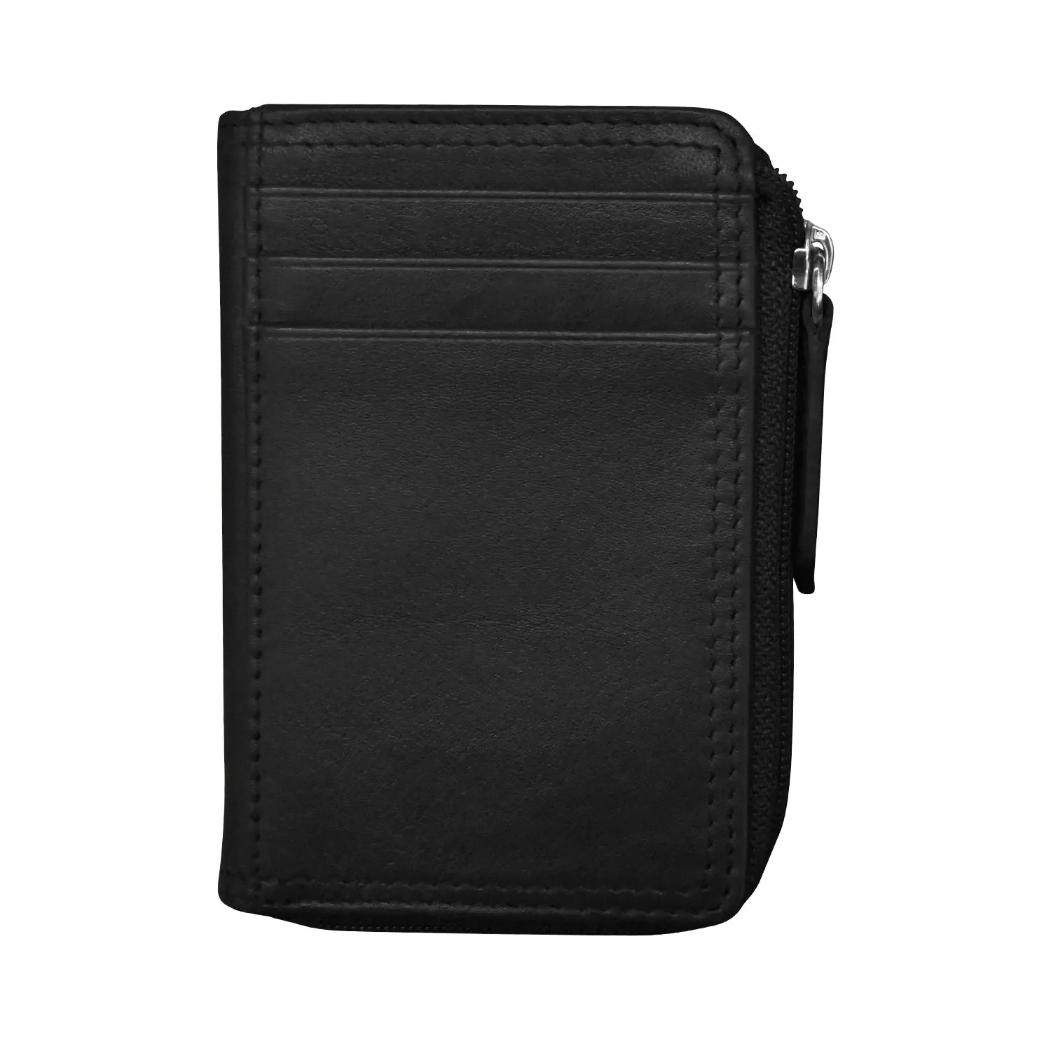 Vertical Zip Card Wallet