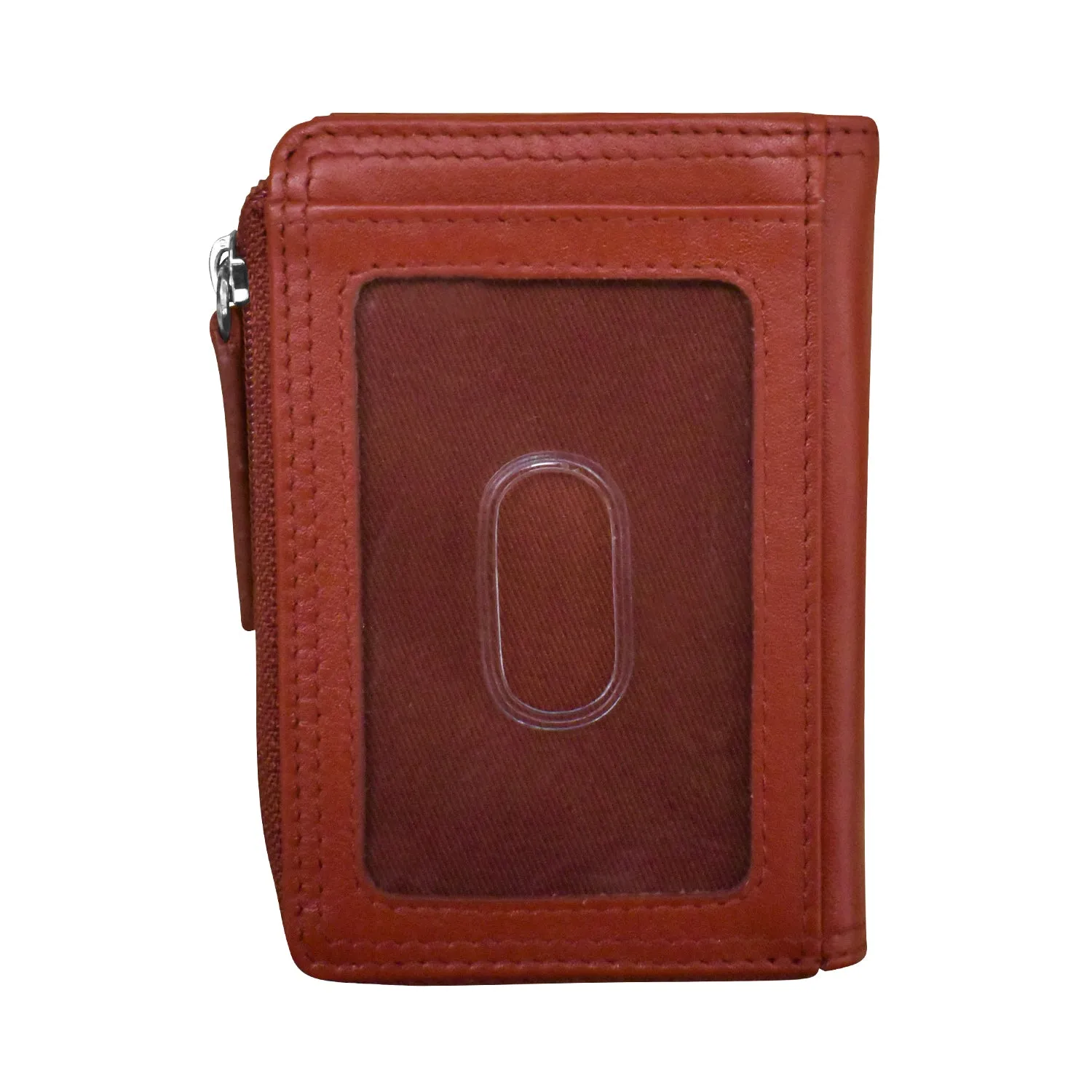 Vertical Zip Card Wallet