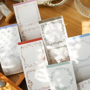 Vintage Decorative Art Frames Sheets and Memopad