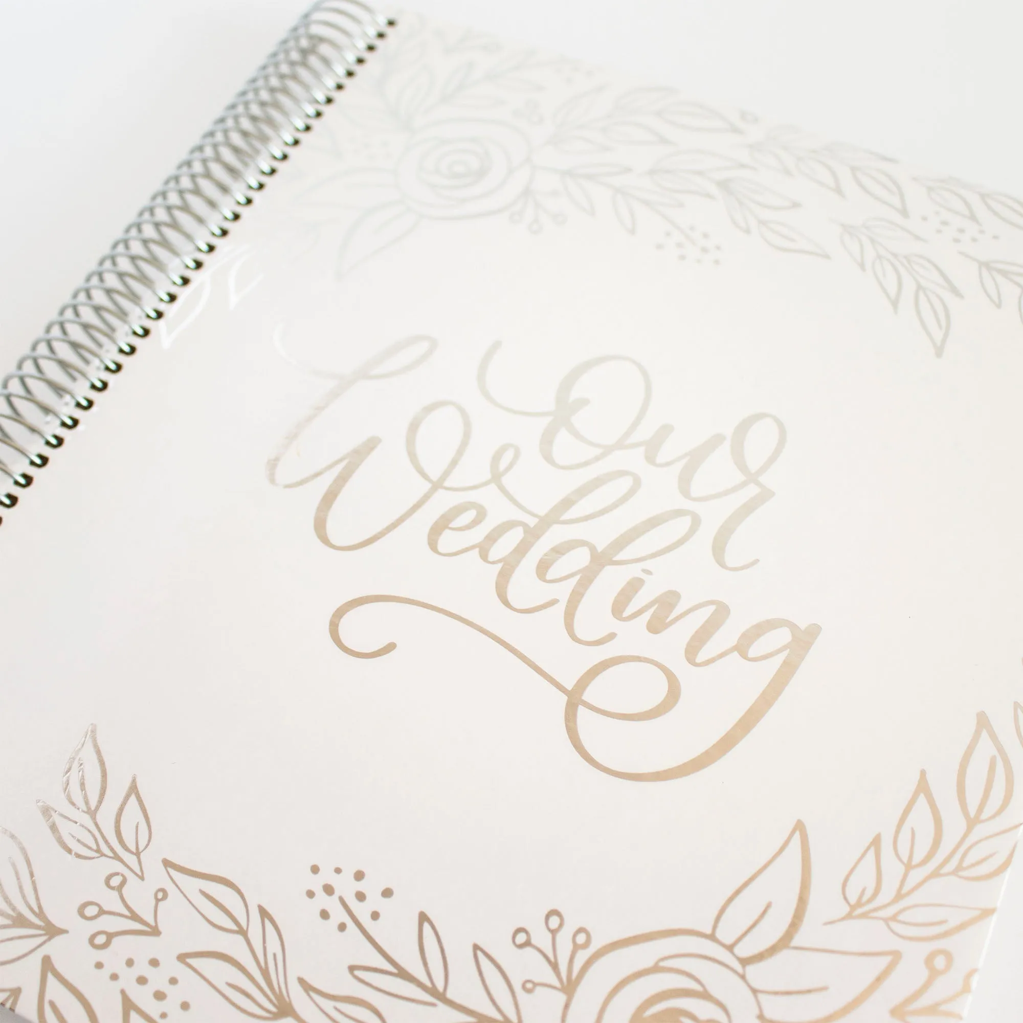 Wedding Planner & Calendar, Silver Floral