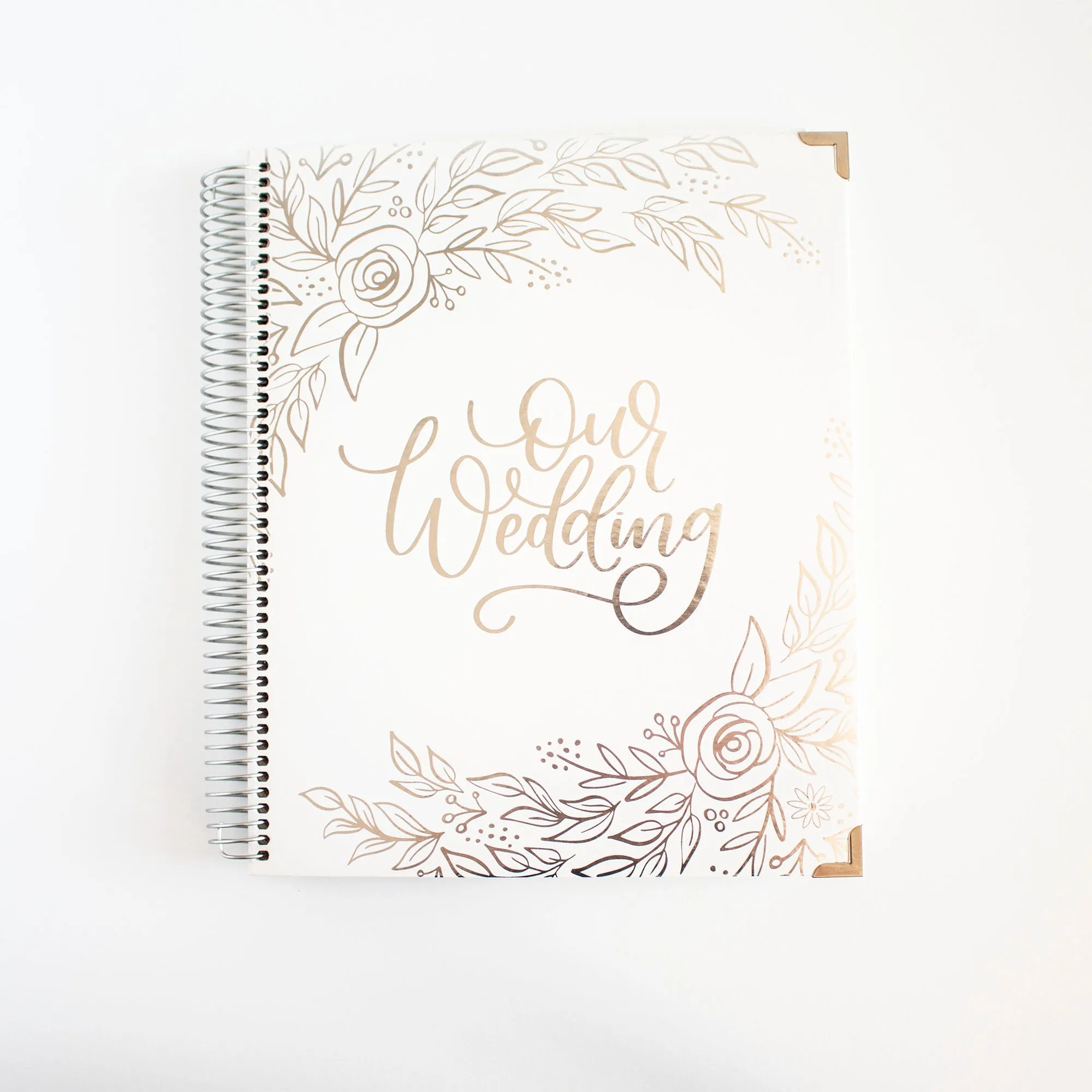 Wedding Planner & Calendar, Silver Floral