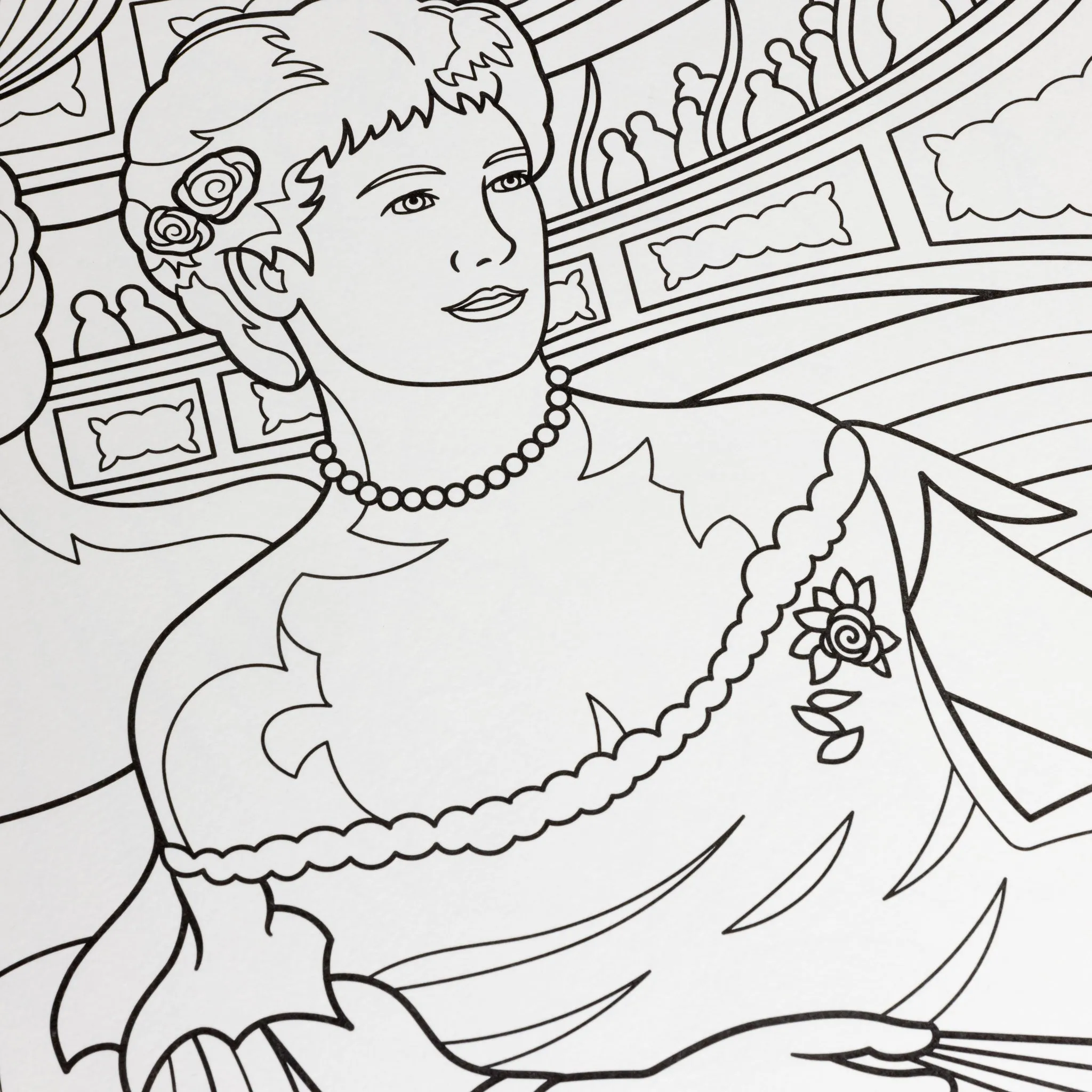 Women in Art - Coloring Book