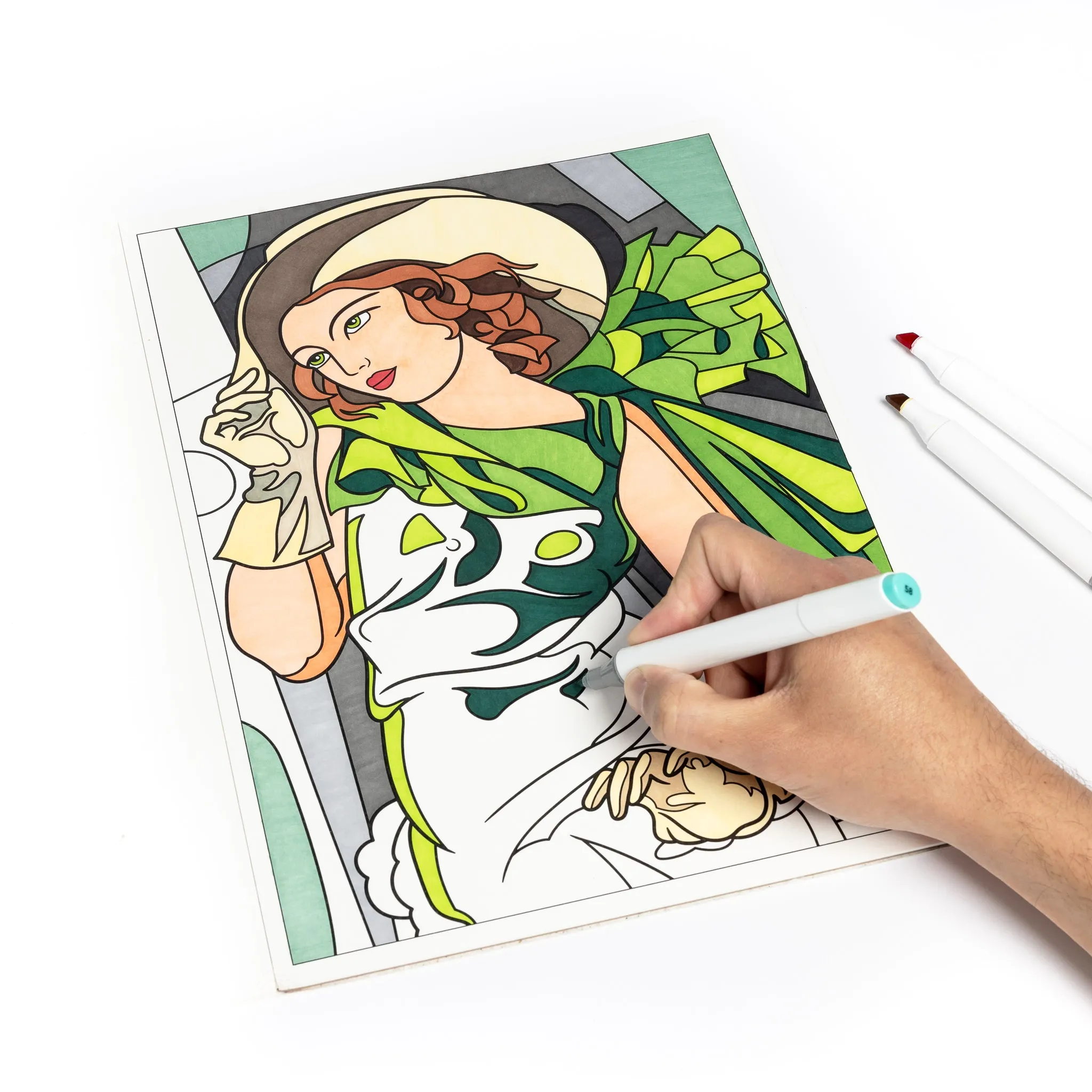 Women in Art - Coloring Book