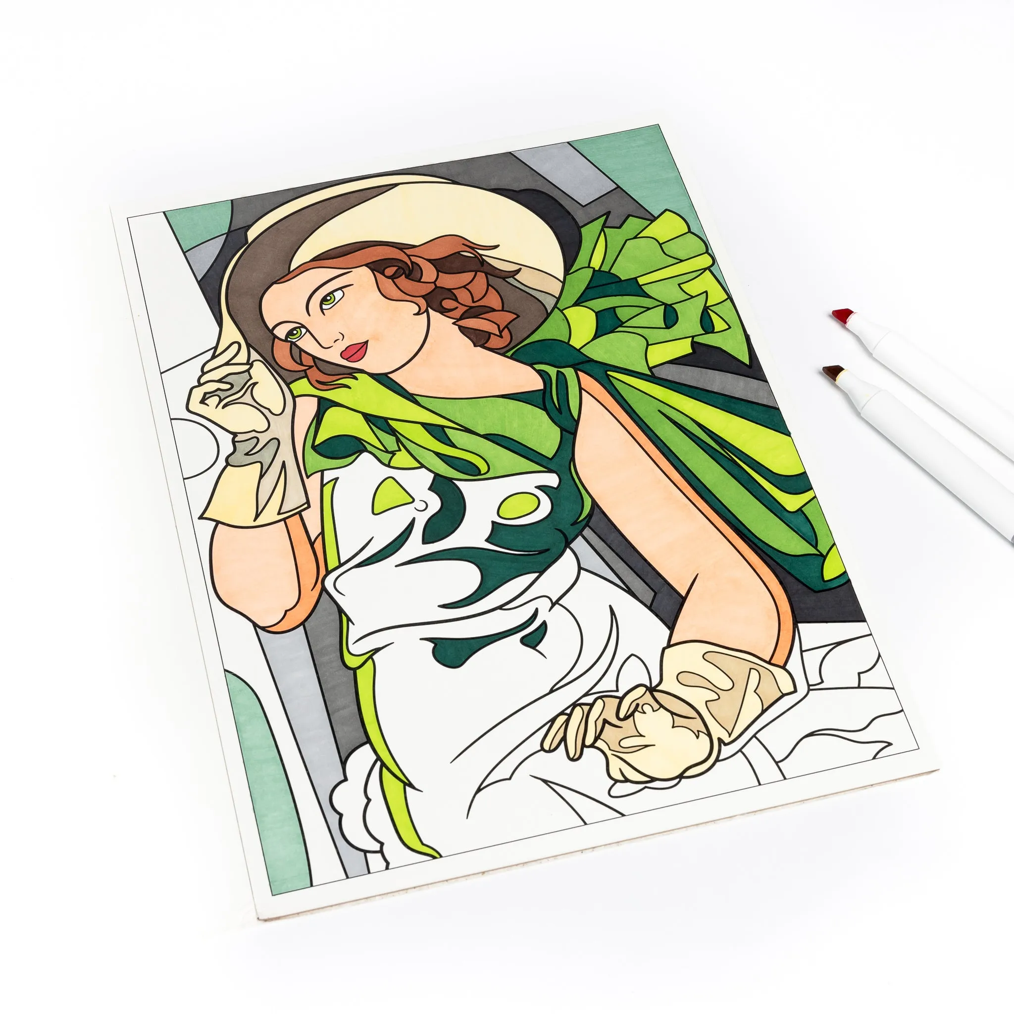 Women in Art - Coloring Book