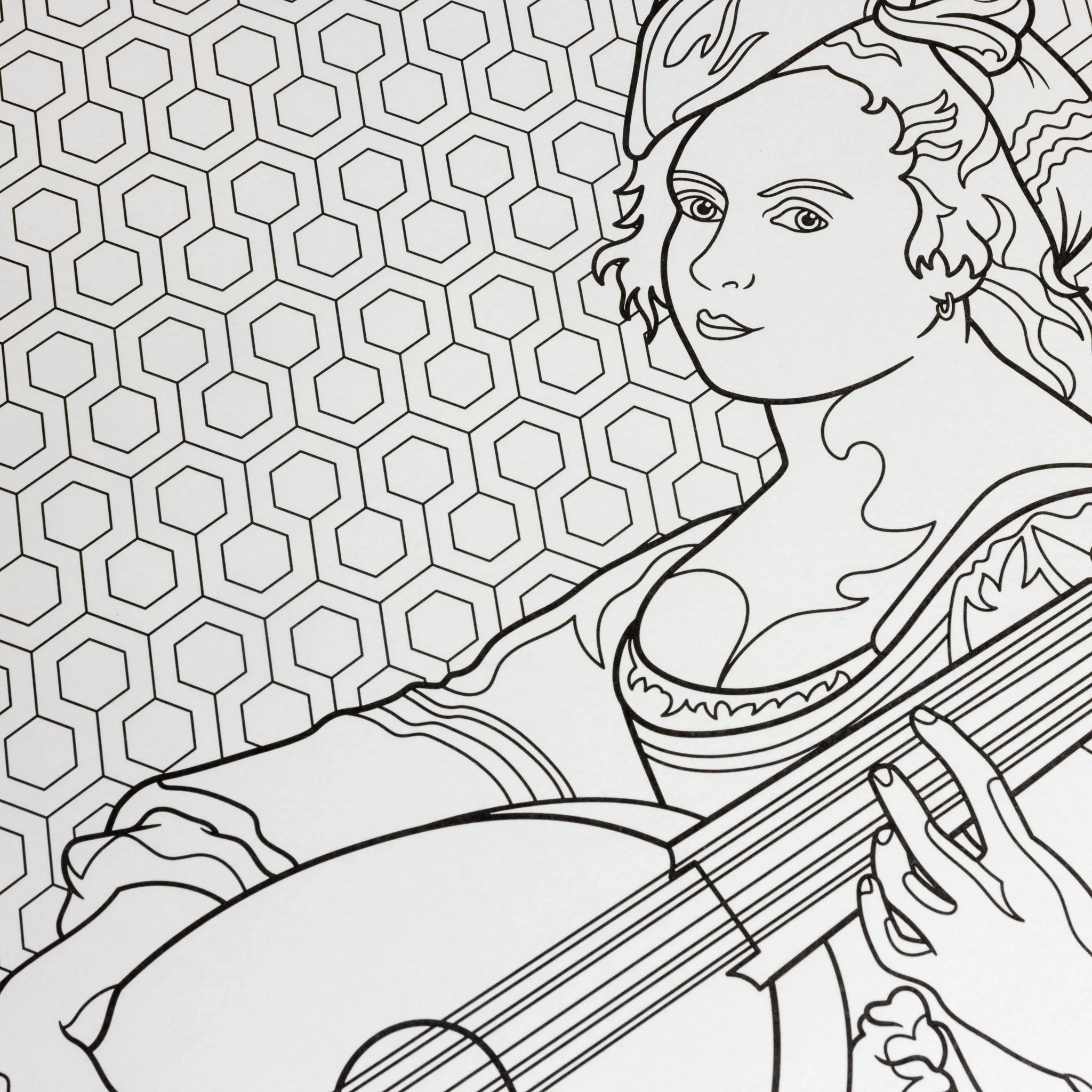 Women in Art - Coloring Book