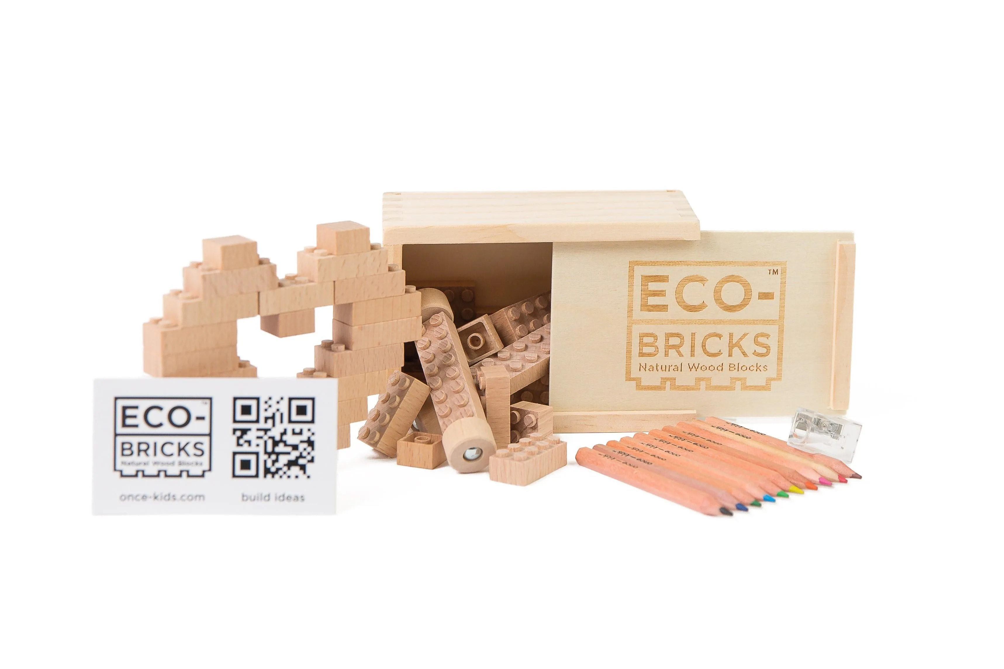 Wood Bricks 24pcs