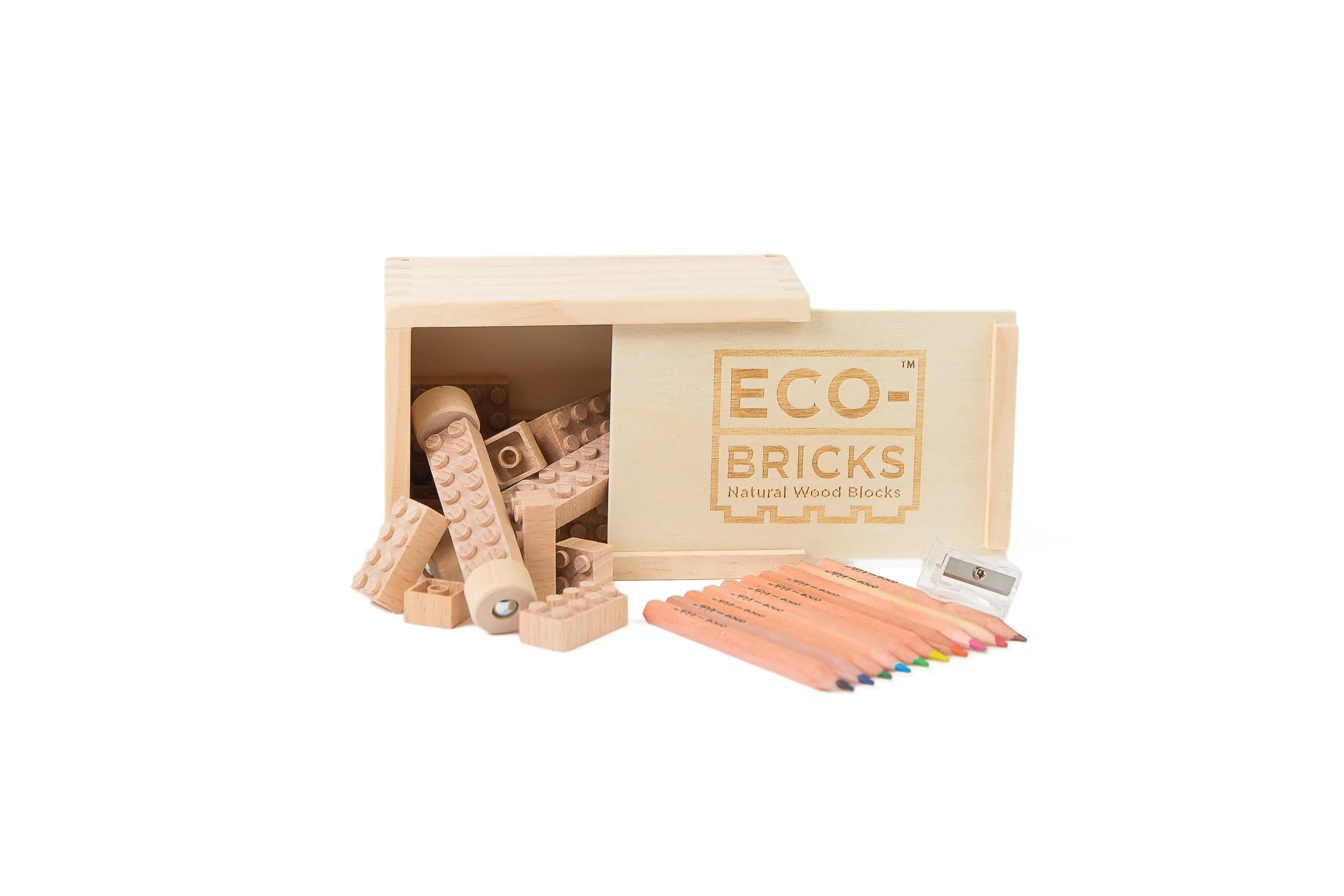 Wood Bricks 24pcs