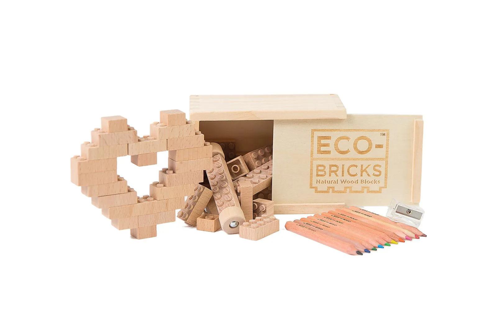 Wood Bricks 24pcs