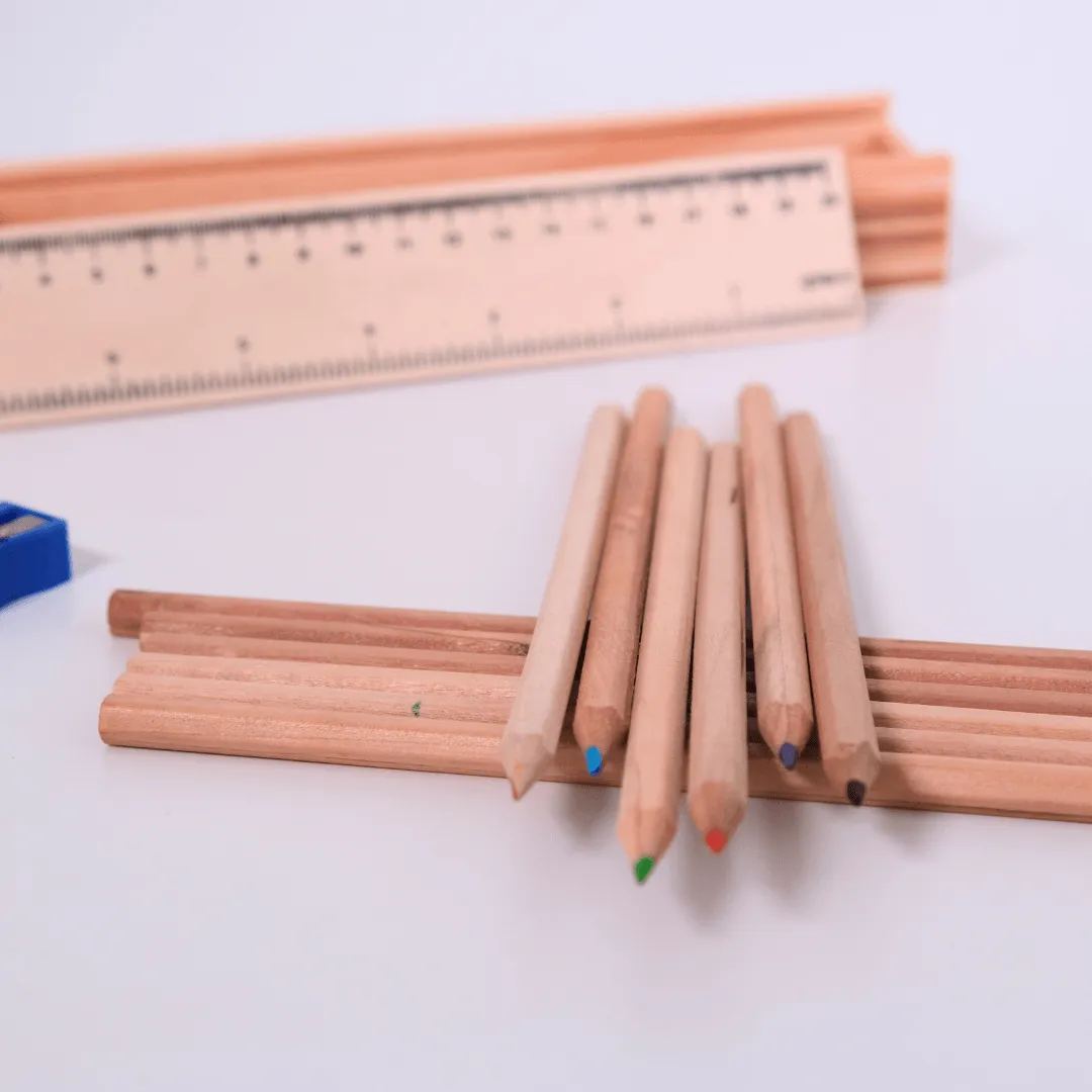 Wooden Pencil set Colour pencil Box 12 Piece (Pack 1)