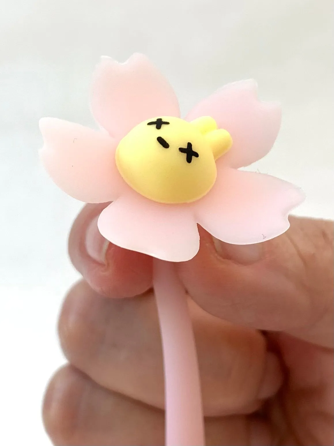 X 224192 SAKURA RABBIT FLOWER WIGGLE GEL PEN-DISCONTINUED