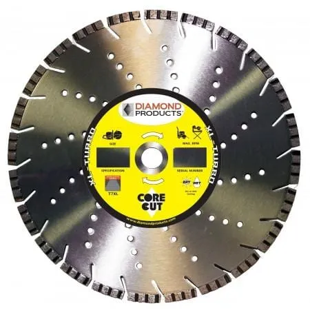 XL Turbo 16" Flush Diamond Blade for C16 Saw