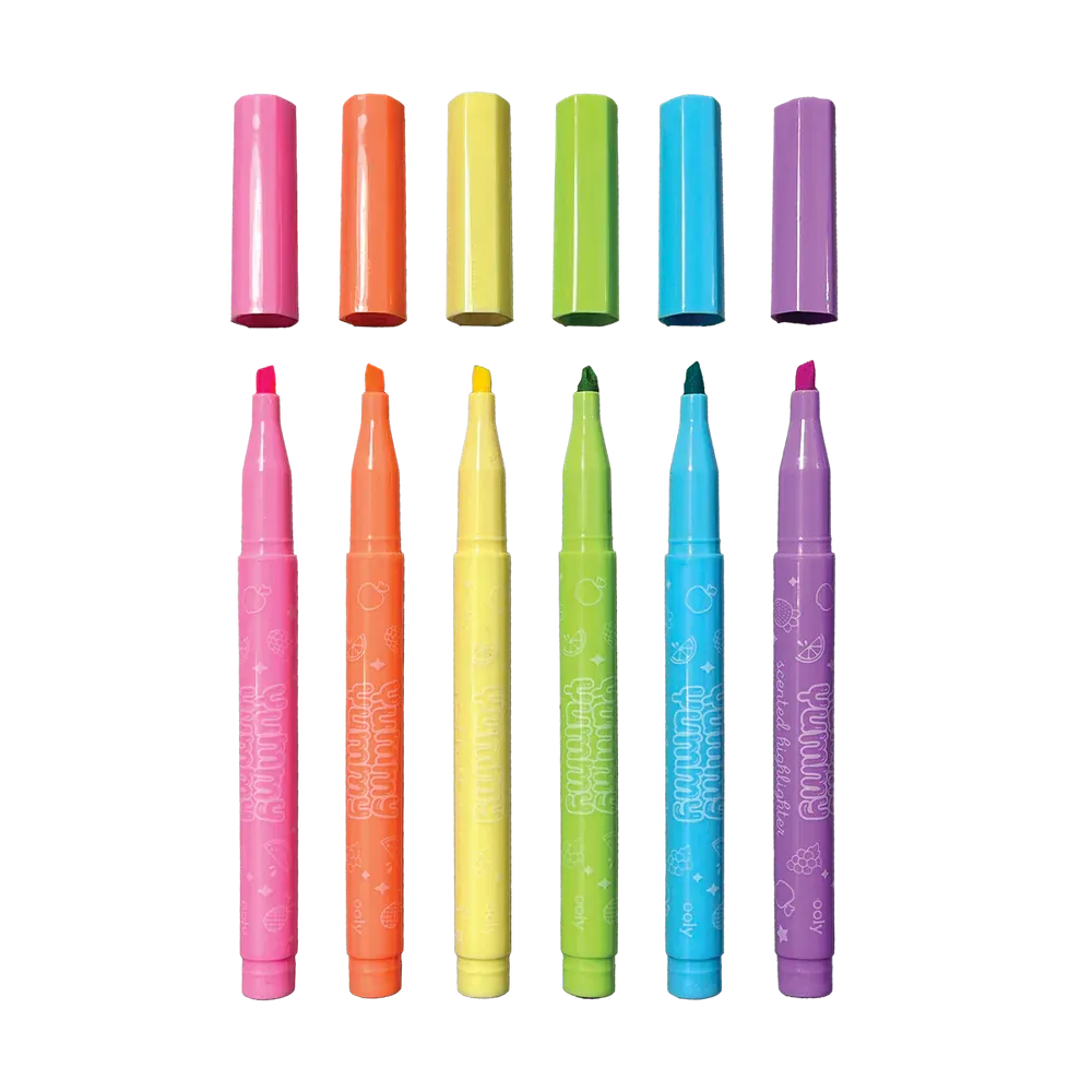 Yummy Yummy Scented Highlighters - Set of 6